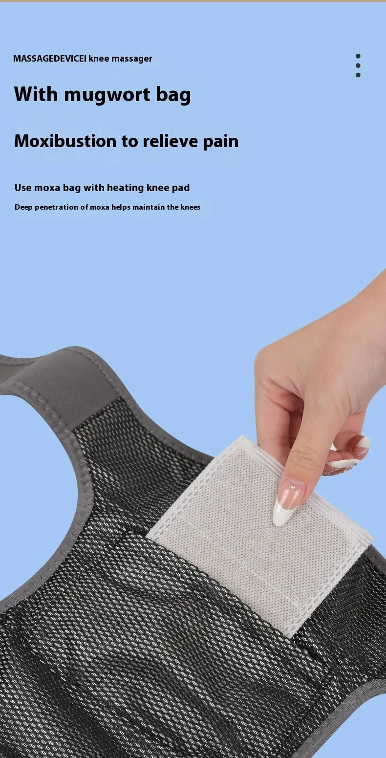 Rechargeable hand massage instrument with timing function in grey cloth material