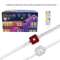 Outdoor planet-shaped LED light string with intelligent graffiti control for courtyard decoration