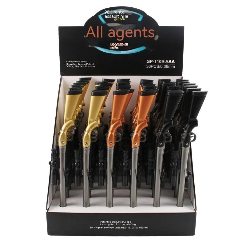 Eating Chicken 98K sniper rifle gel pen with Marvel design and 0.5mm tip