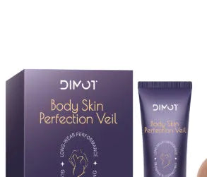 Waterproof body concealer cream in 108ml container with brush applicator for tattoo and birthmark coverage