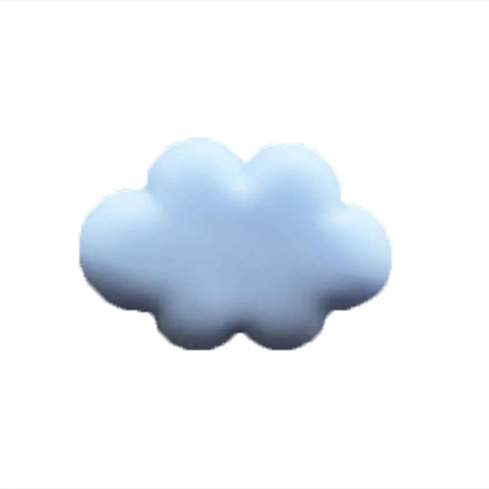 Baiyun cartoon car fragrance clip in resin, shown in various colours for air vent mounting.