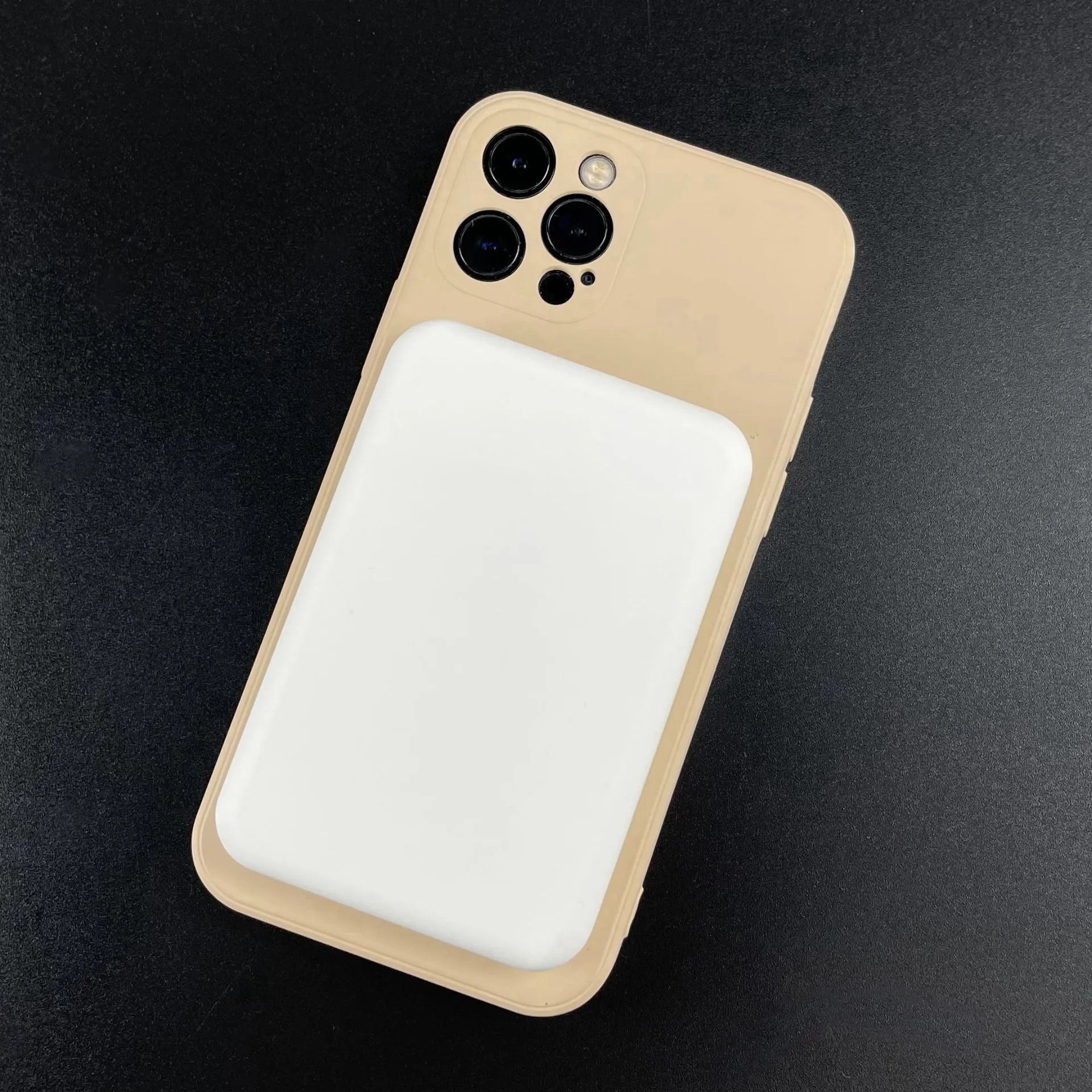 Magnetic wireless charger power bank with 5000mAh capacity in charging foot design