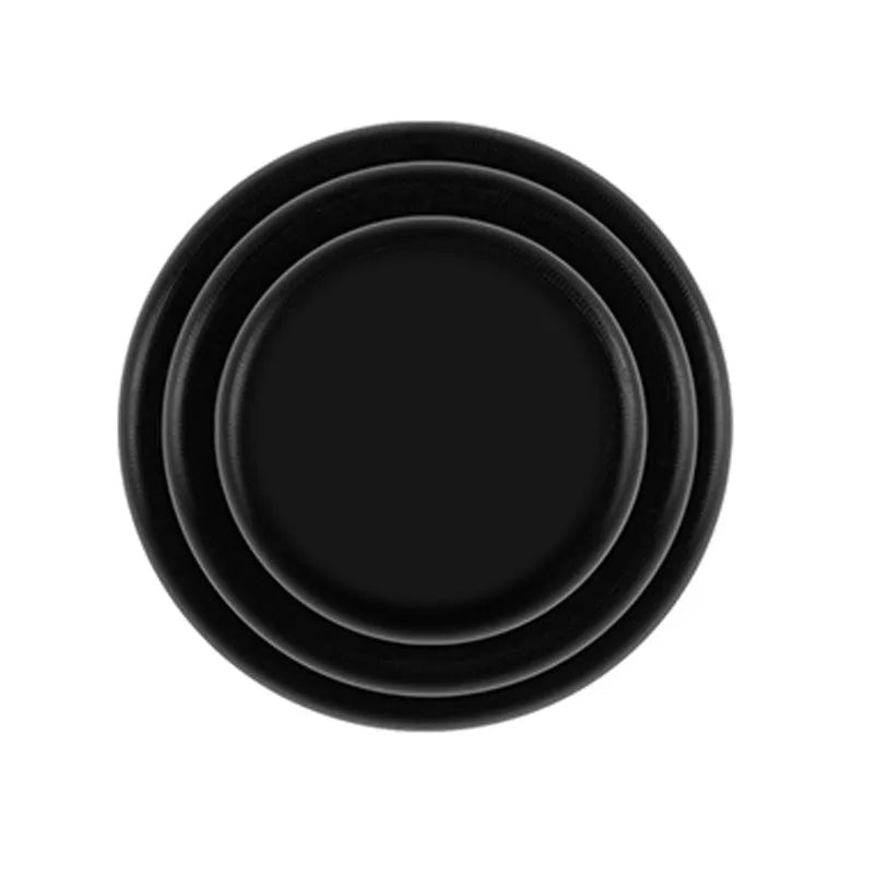 Black and luminous silicone car door shock absorber pads measuring 20mm on a car door edge.