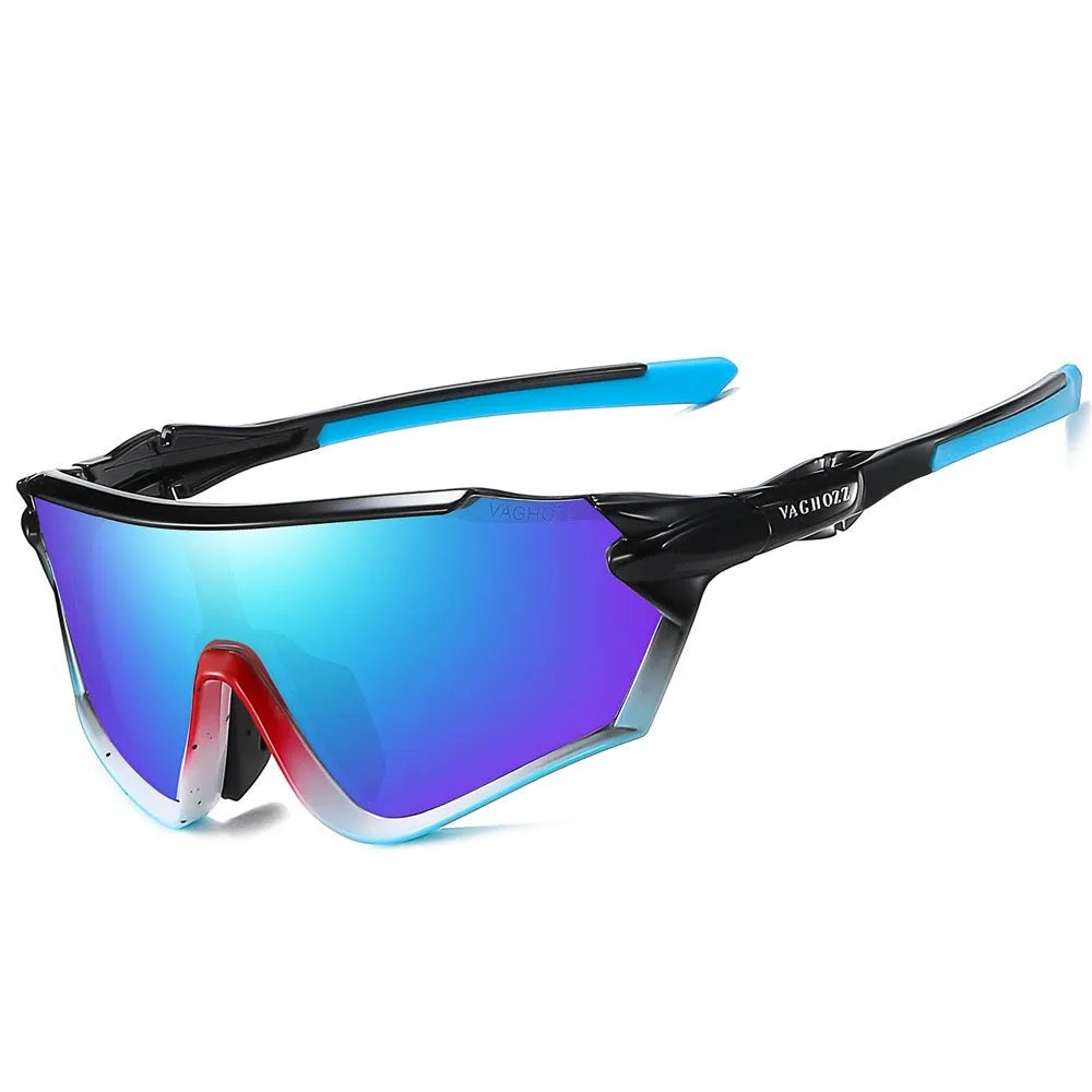 UV400 bicycle windproof goggles with full rim PC frame in DL frame colour option