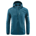 Men's lightweight summer hooded jacket in nylon fabric with loose fit available in five colours