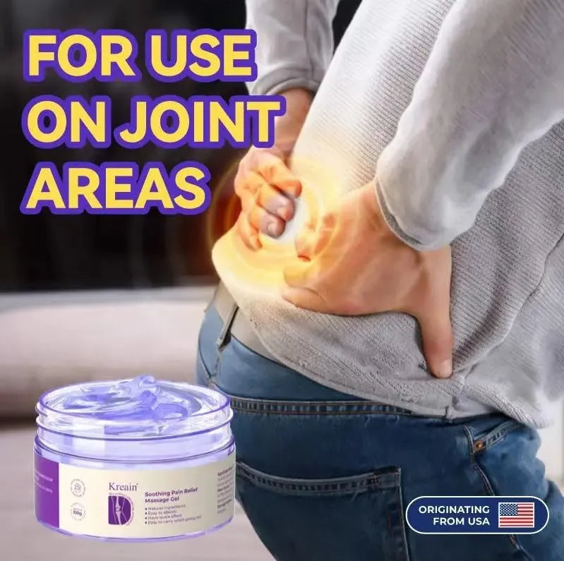 100g tube of joint pain care cooling gel for topical application
