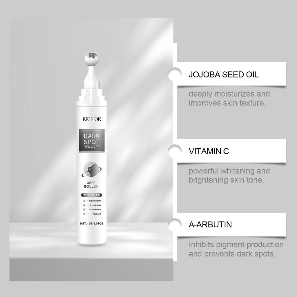 15g facial essence cream with jojoba oil and brightening ingredients including vitamin C and arbutin