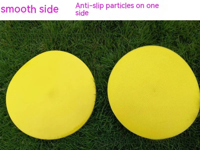 Soft TPE football training target disc in multiple colours with 23cm diameter