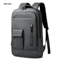 Lightweight Oxford cloth men's backpack with sewing line details in four colour options