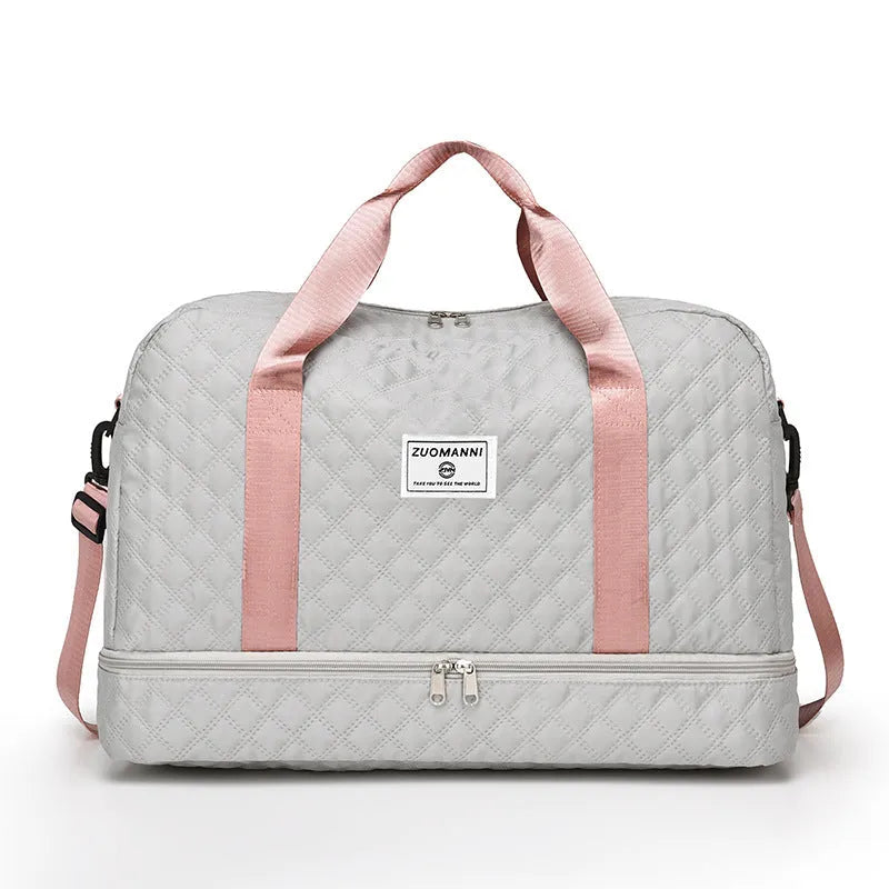 Oxford cloth travel bag in multiple colours with 36-55 litre capacity for leisure travel