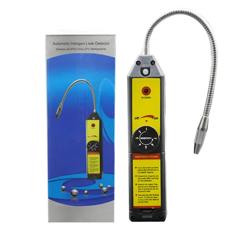 WJL-6000 electronic halogen car refrigerant leak detector with extended probe