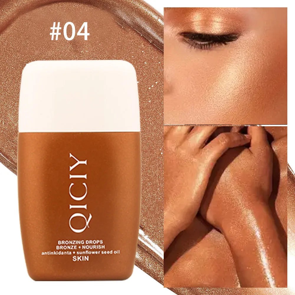 30ml face and body highlighting cream liquid for natural contour brightening with four colour options