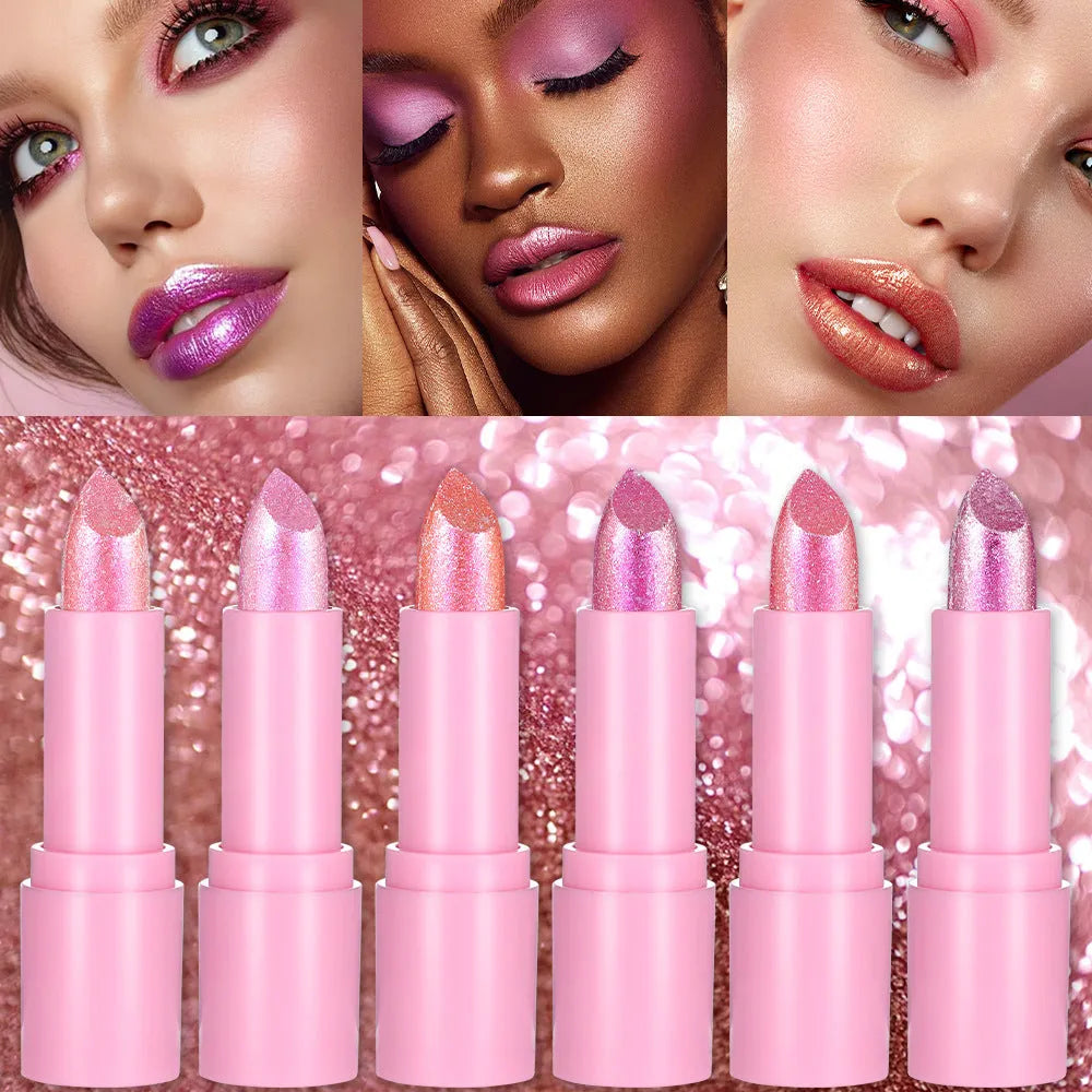 XINGX Diamond Lipstick with Sweetheart Bow design in six colour options