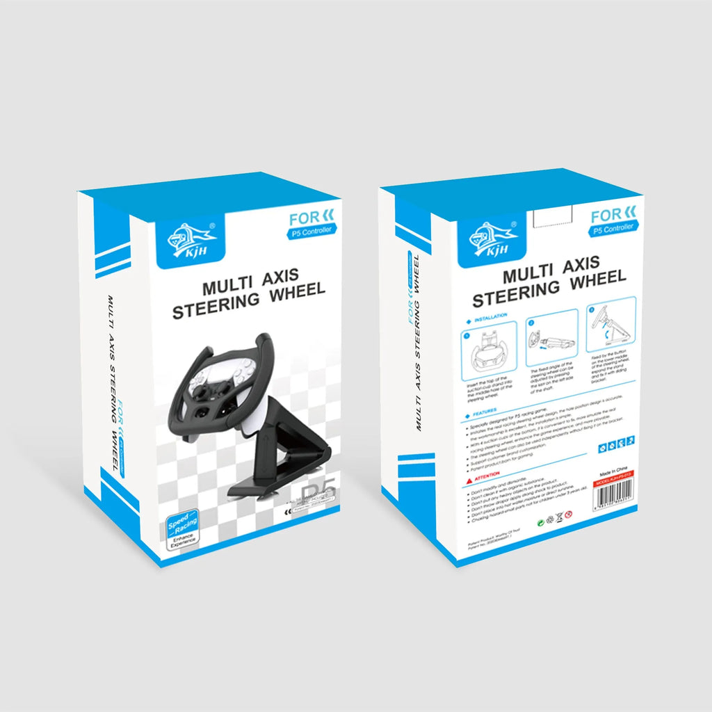 Black ABS plastic gamepad steering wheel bracket with suction cup mount for mobile phones