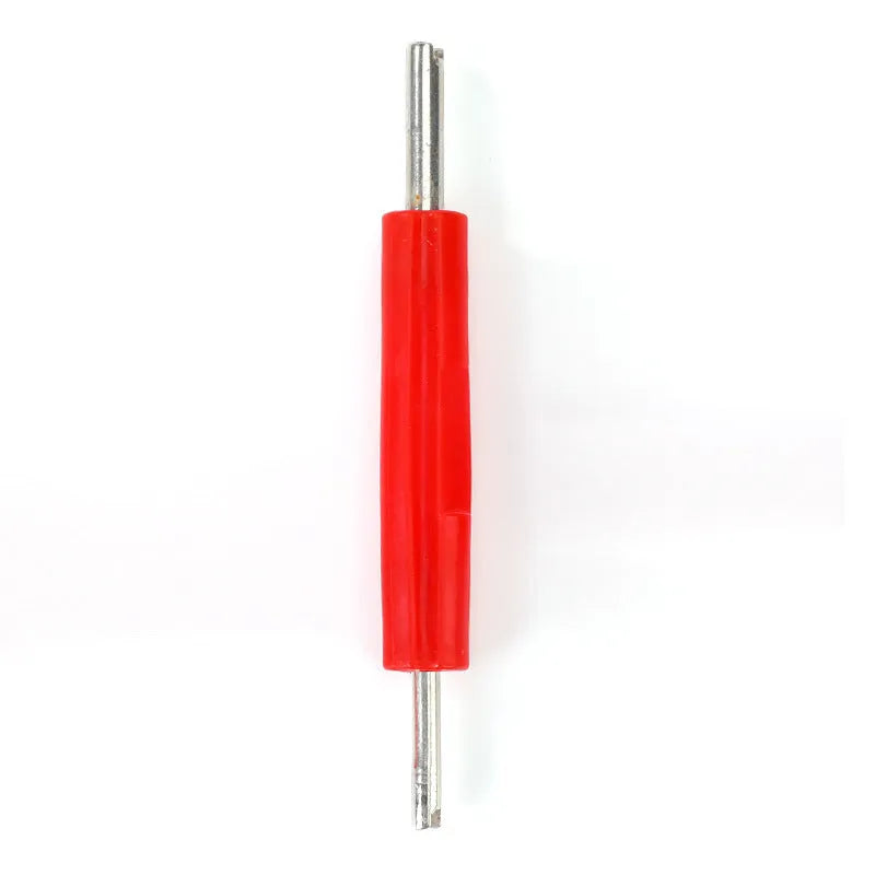 Aluminium alloy single-head valve wrench shown in one of three available colour styles