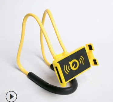 Universal smartphone holder in multiple colours showing 360-degree rotation feature.