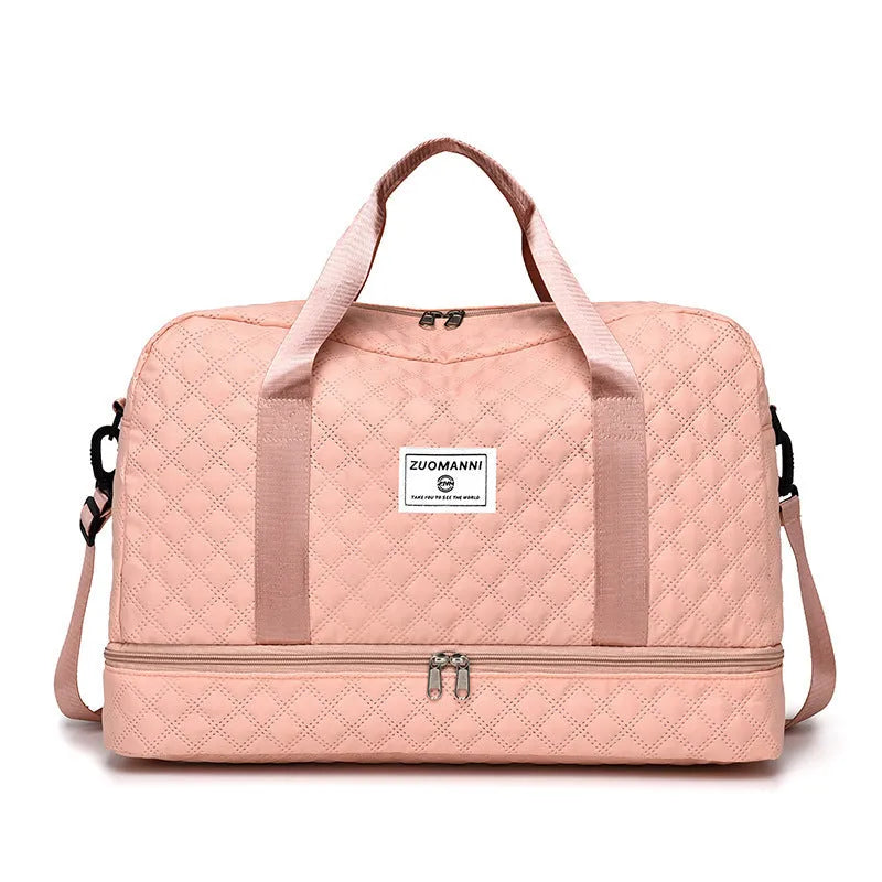 Oxford cloth travel bag in multiple colours with 36-55 litre capacity for leisure travel