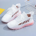 Women's cowhide leather sports casual shoes with high-top design and injection-moulded sole