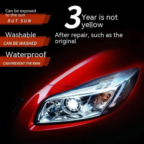 100ml bottle of car headlight renovation polishing liquid for plastic lens restoration.