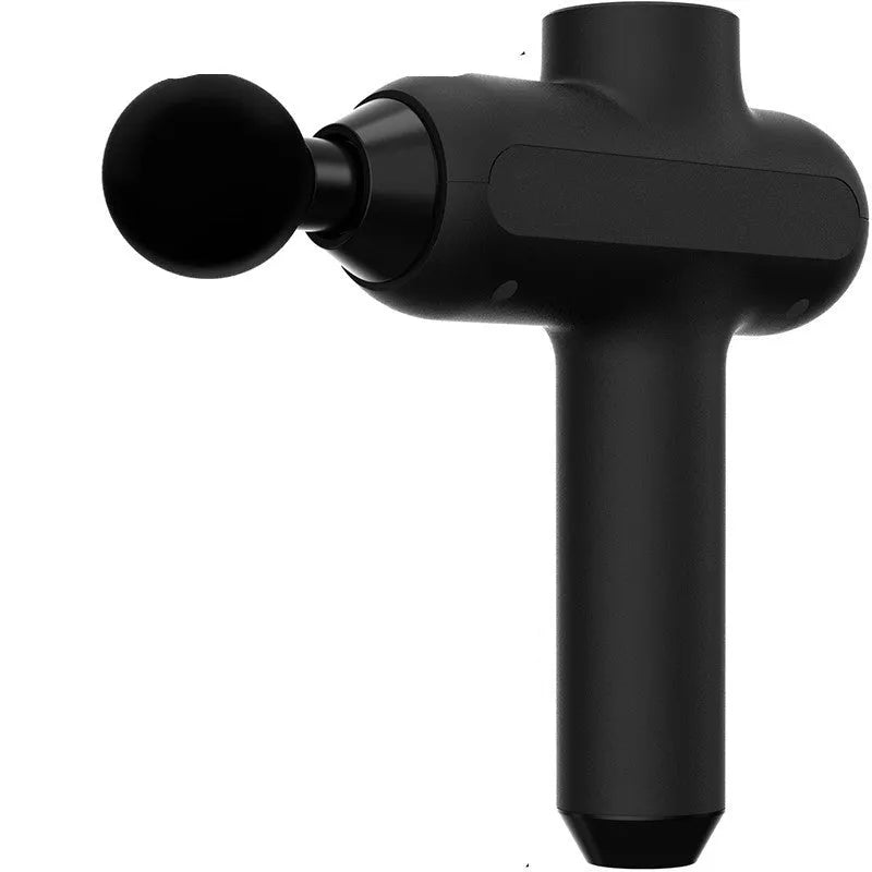 Six-head rechargeable electric muscle massager in black, white, or red colour options