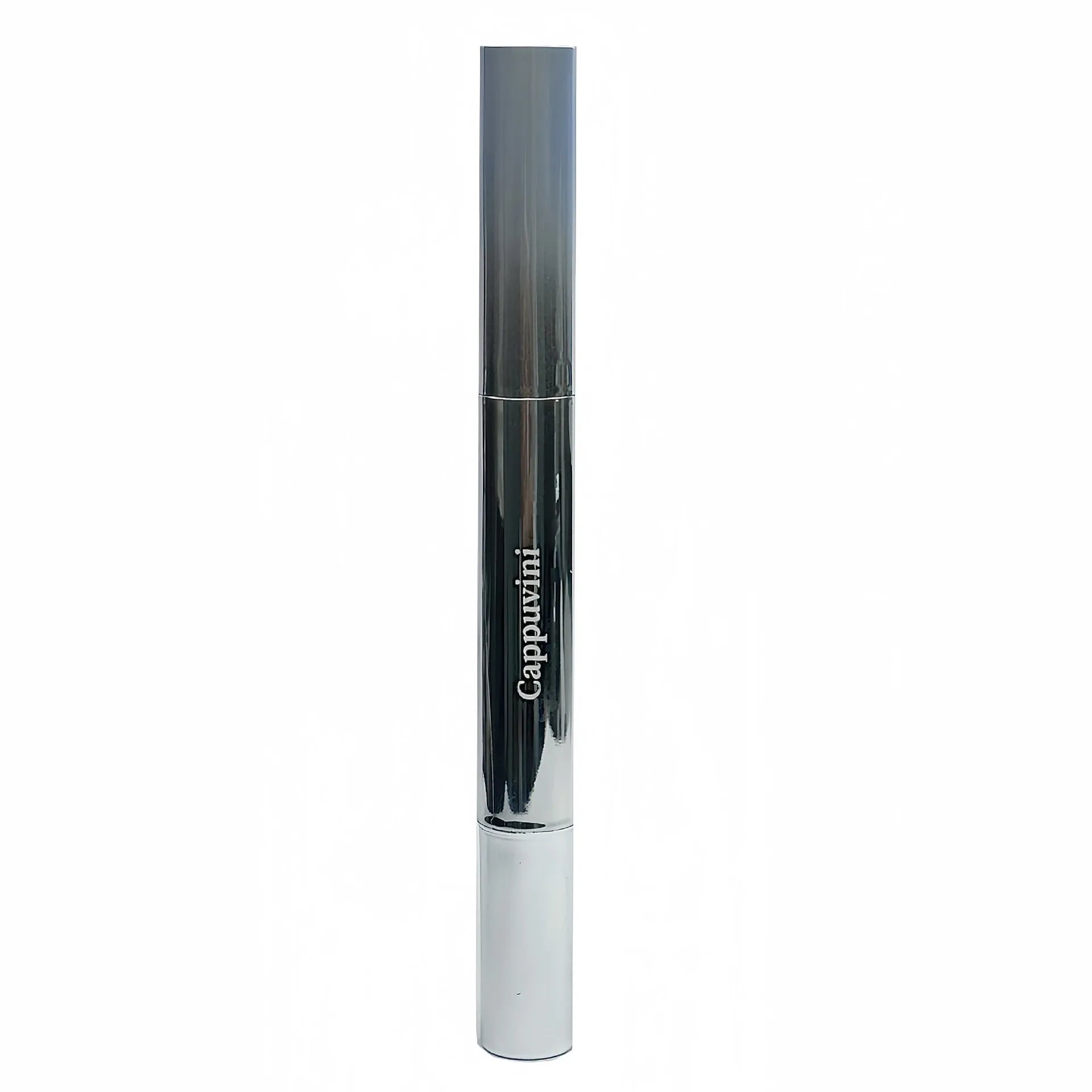 Mirror Water Light Fashion Personality Lip Gloss Lipstick case in one of six Ice shades: Almond, Silver, Pear, Raspberry, Peach Gum, or Pomegranate.