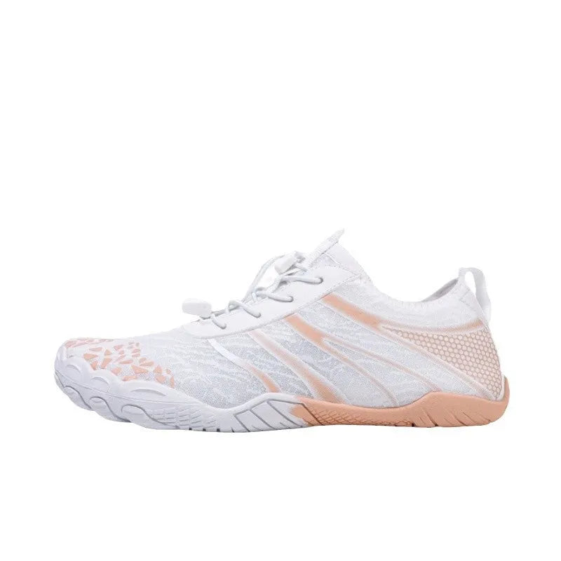 Beach running shoes with stretch Lycra fabric upper in multiple colour options for upstream sports