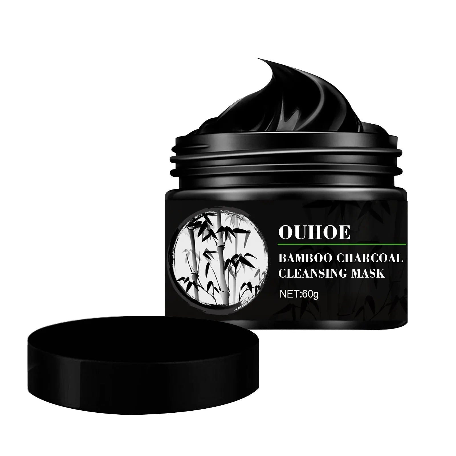 Cleansing and shrinking pores blackheads peeling mask in 60ml pot with compact packaging