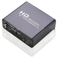 Black HDMI to DVI converter with 1.5 metre cable and coaxial audio output port
