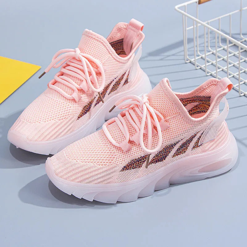 Women's cowhide leather sports casual shoes with high-top design and injection-moulded sole