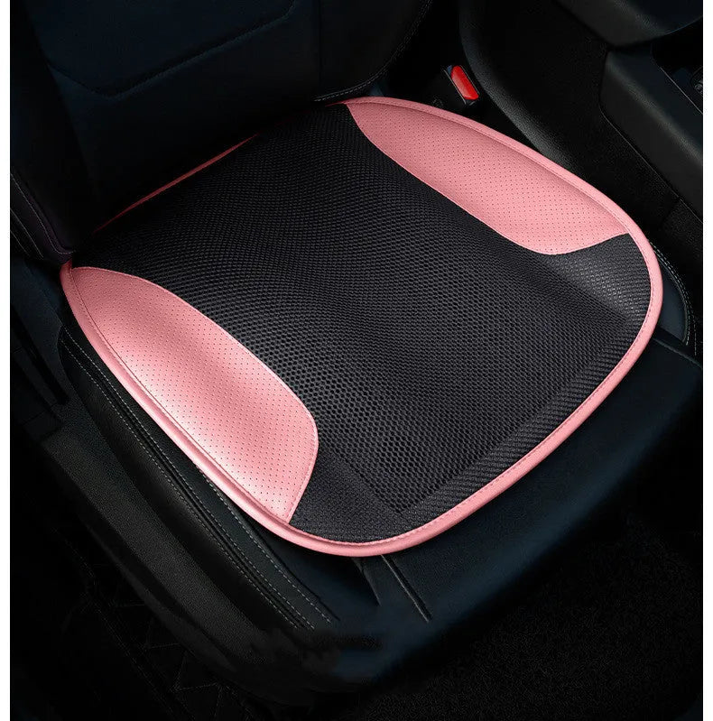 USB ventilated car seat cushion with cooling fans in suede material measuring 48x46cm