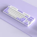 Wireless Bluetooth mechanical keyboard in metal construction with RGB backlighting options