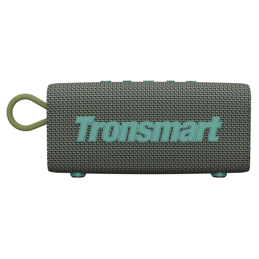 Blue portable waterproof Bluetooth speaker with lithium battery for outdoor use