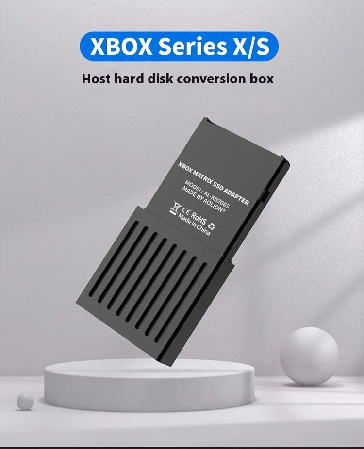 Aluminium alloy hard disk switching box for Xbox Series S and X consoles with CFexpress interface