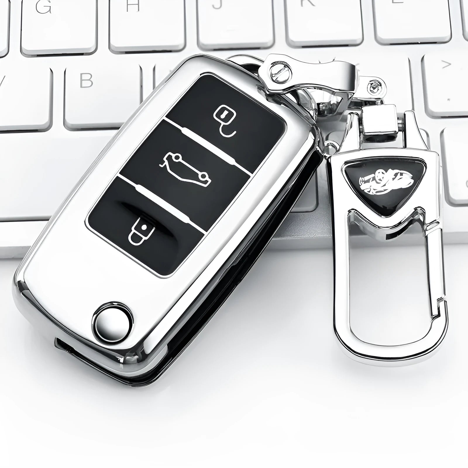 Volkswagen Model A car key cover case in TPU material showing four colour options