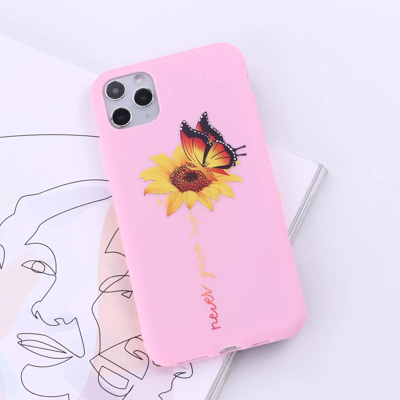 TPU iPhone back cover case in various colours for models iPhone 5 to 11 Pro Max.