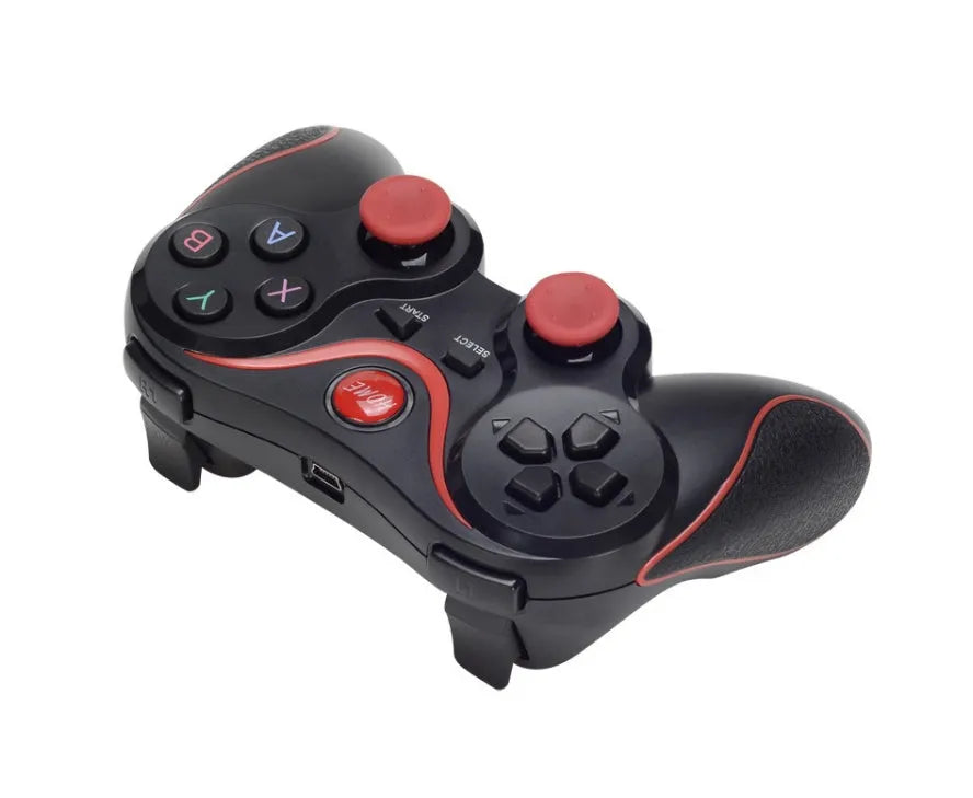 X3 Bluetooth wireless game controller for Android phones in black or white with mobile phone clip attachment