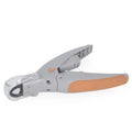 Dog nail clipper with red blood line indicator and LED light, ABS plastic construction