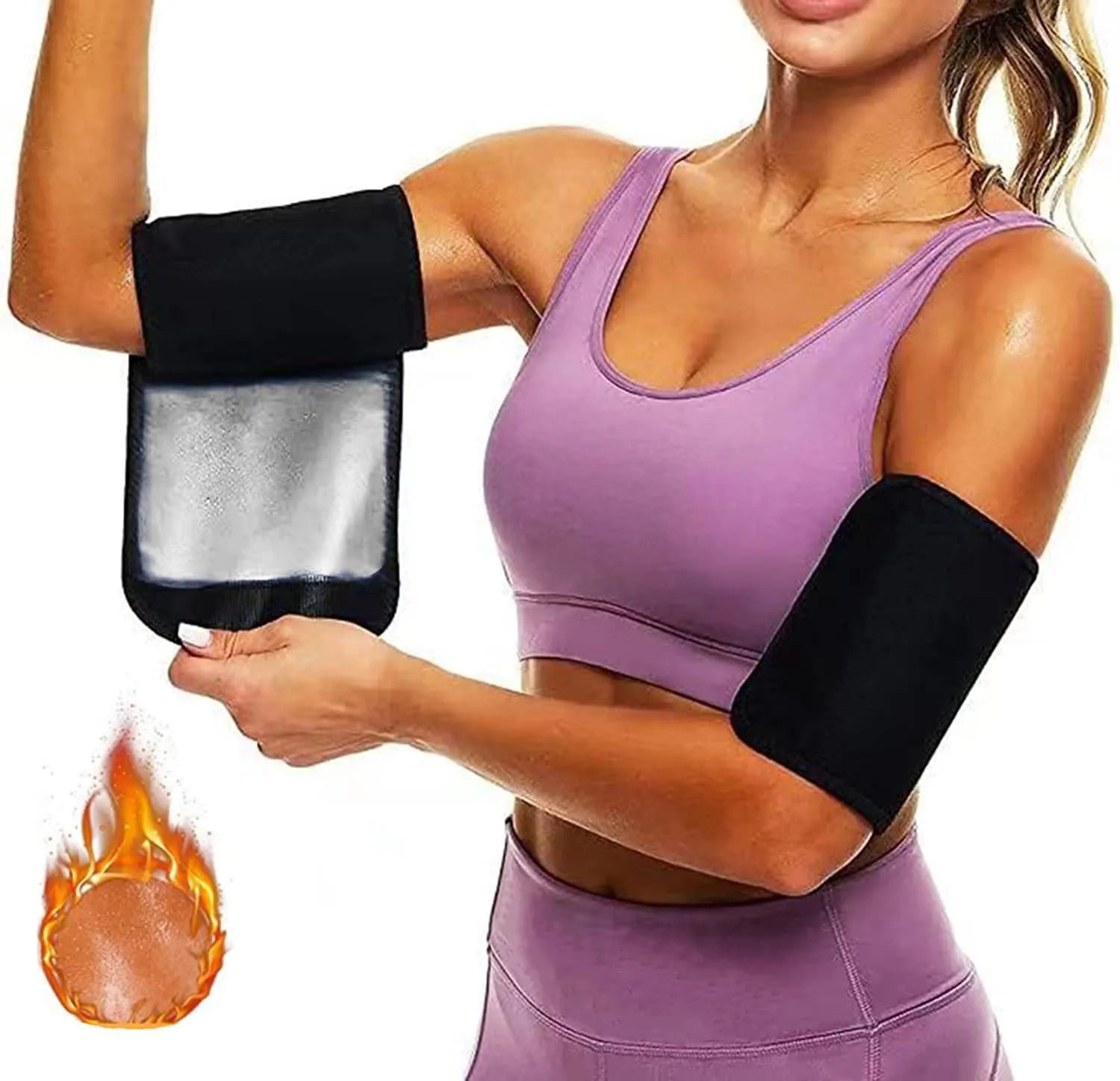 Adjustable sports arm band in multiple colour options with binding strap