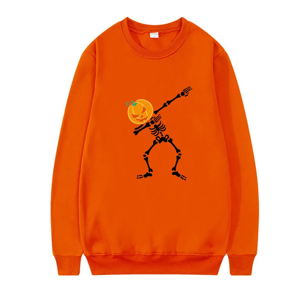 Women's printed crew neck casual top in polyester fibre with long sleeves available in multiple colours