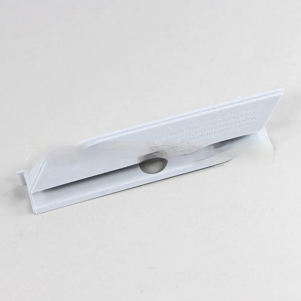 Black and white plastic hard drive baffle bin cover for 2.5-inch and 3.5-inch HDD and SSD units