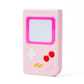 Nintendo Switch game card storage box in white, pink, or blue colours with zonsk-switch design