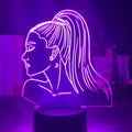 Acrylic 3D LED night light with European style design measuring 200mm by 150mm