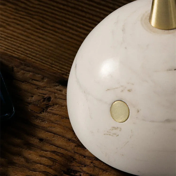 Glass shade dimmable desk lamp with touch switch control and LED lighting