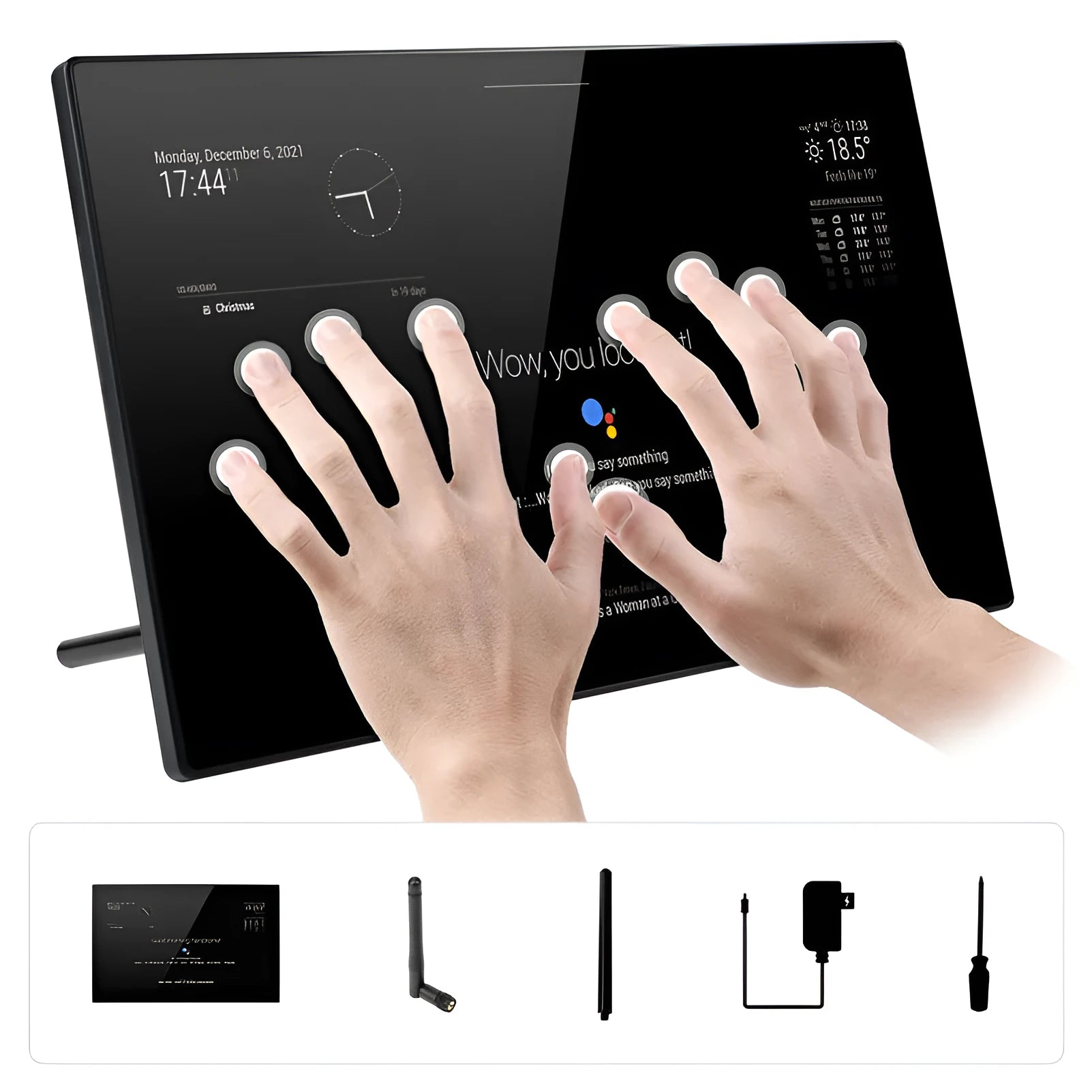 13.3-inch integrated computer voice assistant with CM4 main control touch display unit