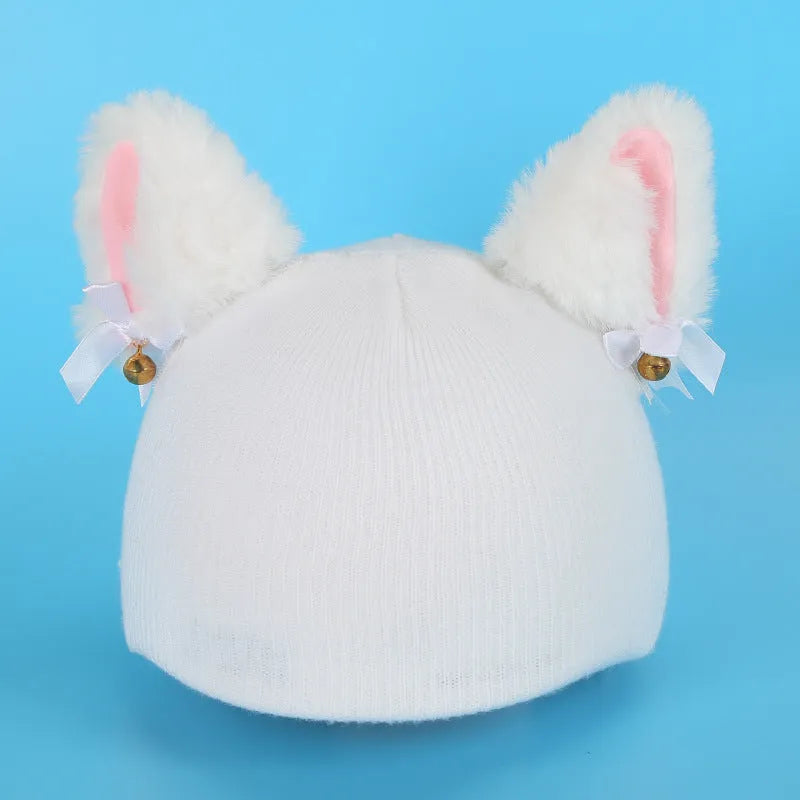 Cartoon plush fabric helmet cover set in size M decorative accessory