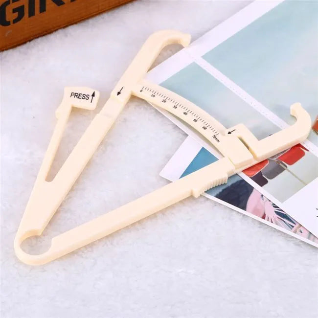 Acrylic fat caliper for body fat measurement with 0.001mm accuracy and 200mm range