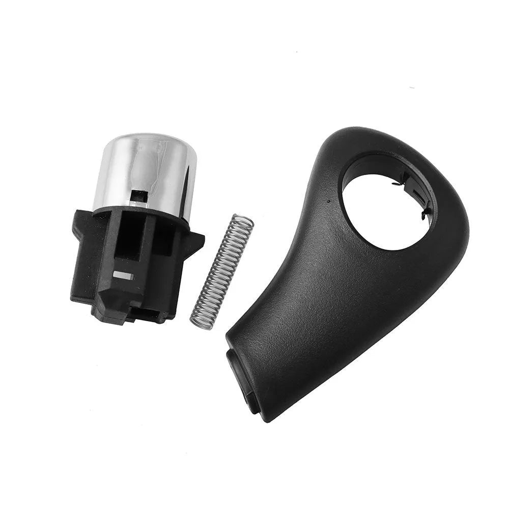 Black ABS plastic gear shift button refit kit for 2003-2005 Honda Accord models