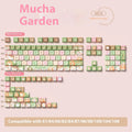 Mu Xia Garden Summer Garden theme key cap set for mechanical keyboards.