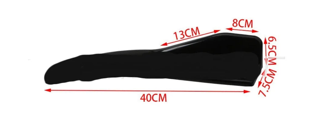 General Motors vehicle front and rear deflector lights in ABS construction with carbon fibre pattern