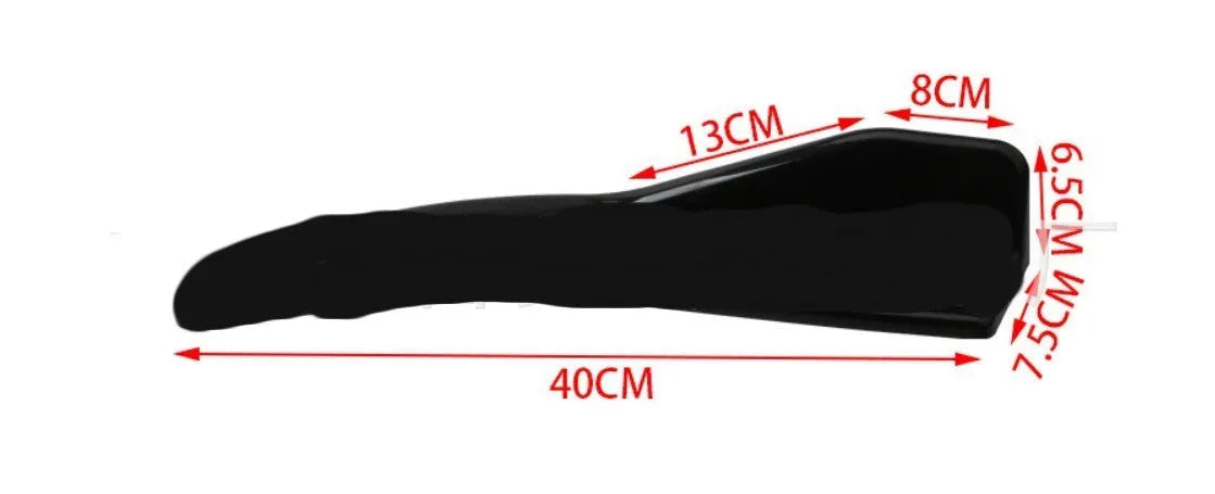 General Motors vehicle front and rear deflector lights in ABS construction with carbon fibre pattern